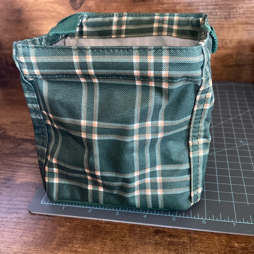 NIP /Thirty-One/Little Carry All Caddy-Evergreen Plaid